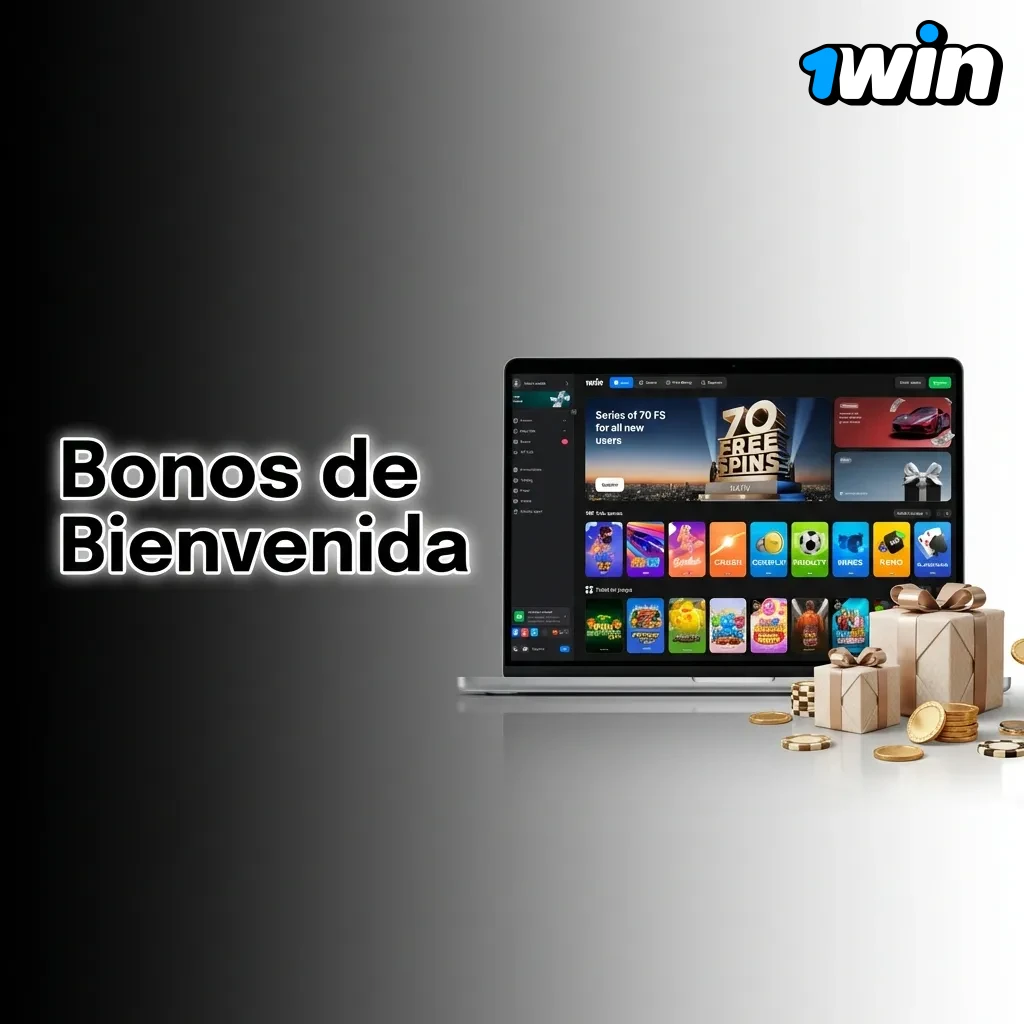 Welcome bonus structure showing four-tier deposit match percentages with free spins for online casino