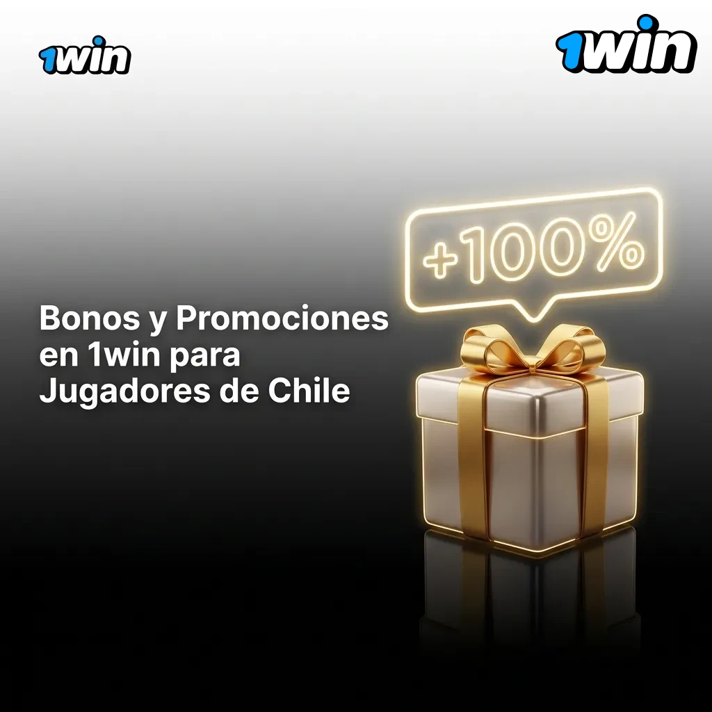 1win Chile bonuses table showing welcome offers, cashback, sports betting bonuses, and VIP rewards with amounts in CLP