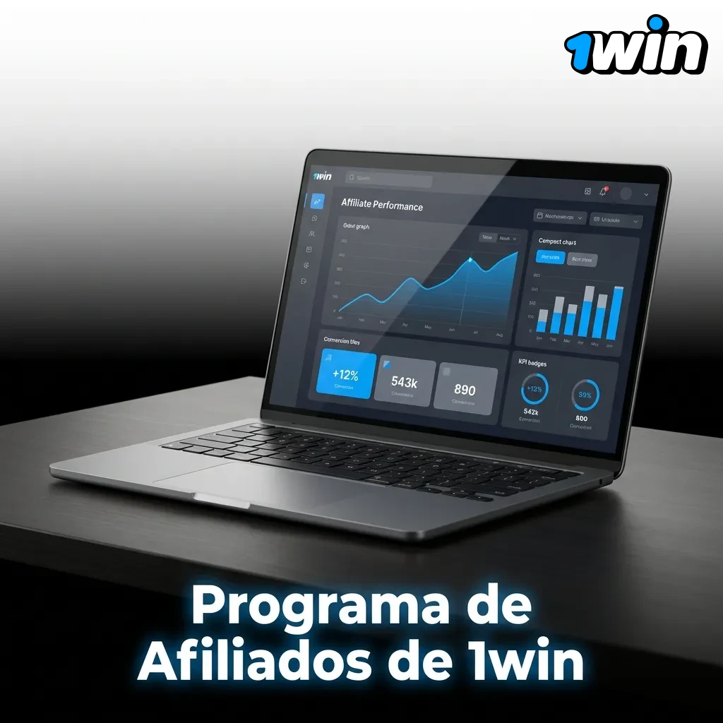Programa de afiliados 1win ofrece 60% comisión RevShare, panel estadísticas en tiempo real y materiales promocionales