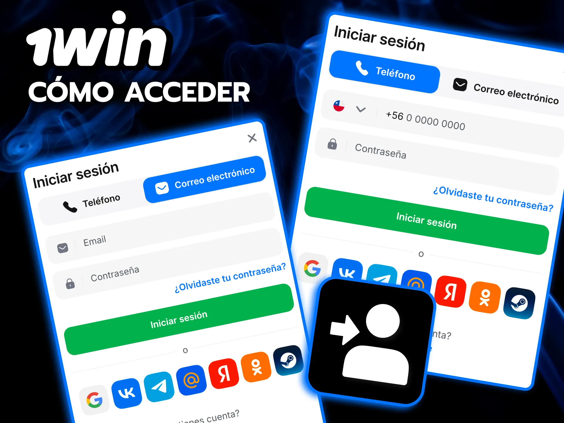Inicia sesión en tu cuenta de 1win Chile fácilmente.