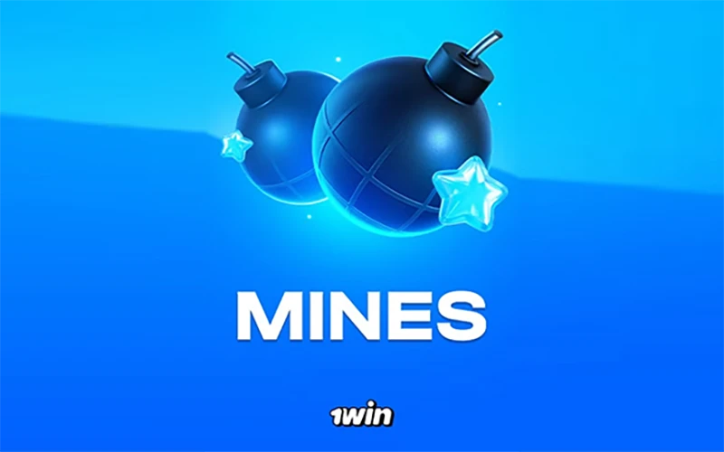 Arriésgate y gana grandes sumas en el juego Mines de 1win.