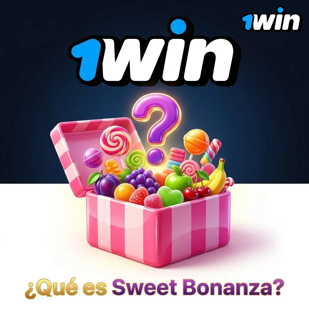 Videoslot Sweet Bonanza de Pragmatic Play en 1win Chile con mecánica Cluster Pays, dulces y frutas coloridas