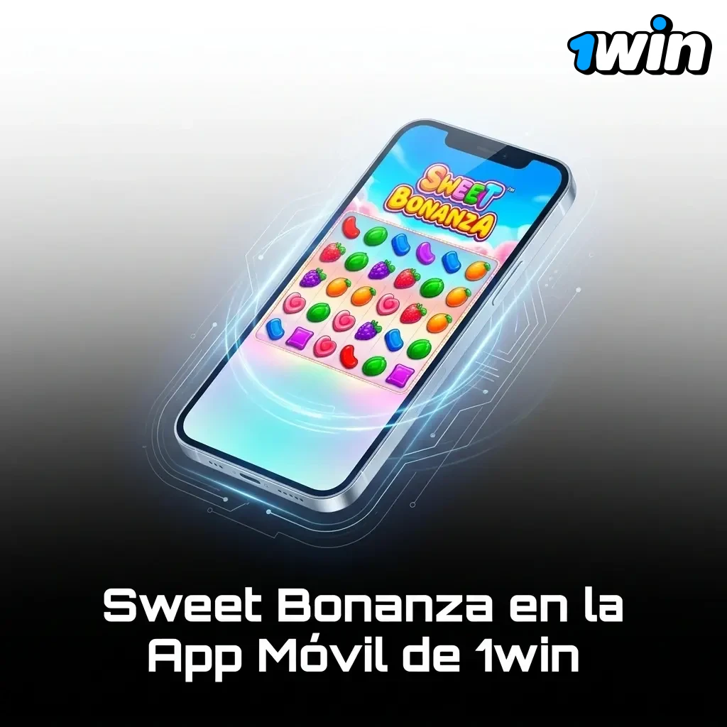 Sweet Bonanza disponible en app móvil 1win para Android e iOS en Chile con bonos y slots Pragmatic Play