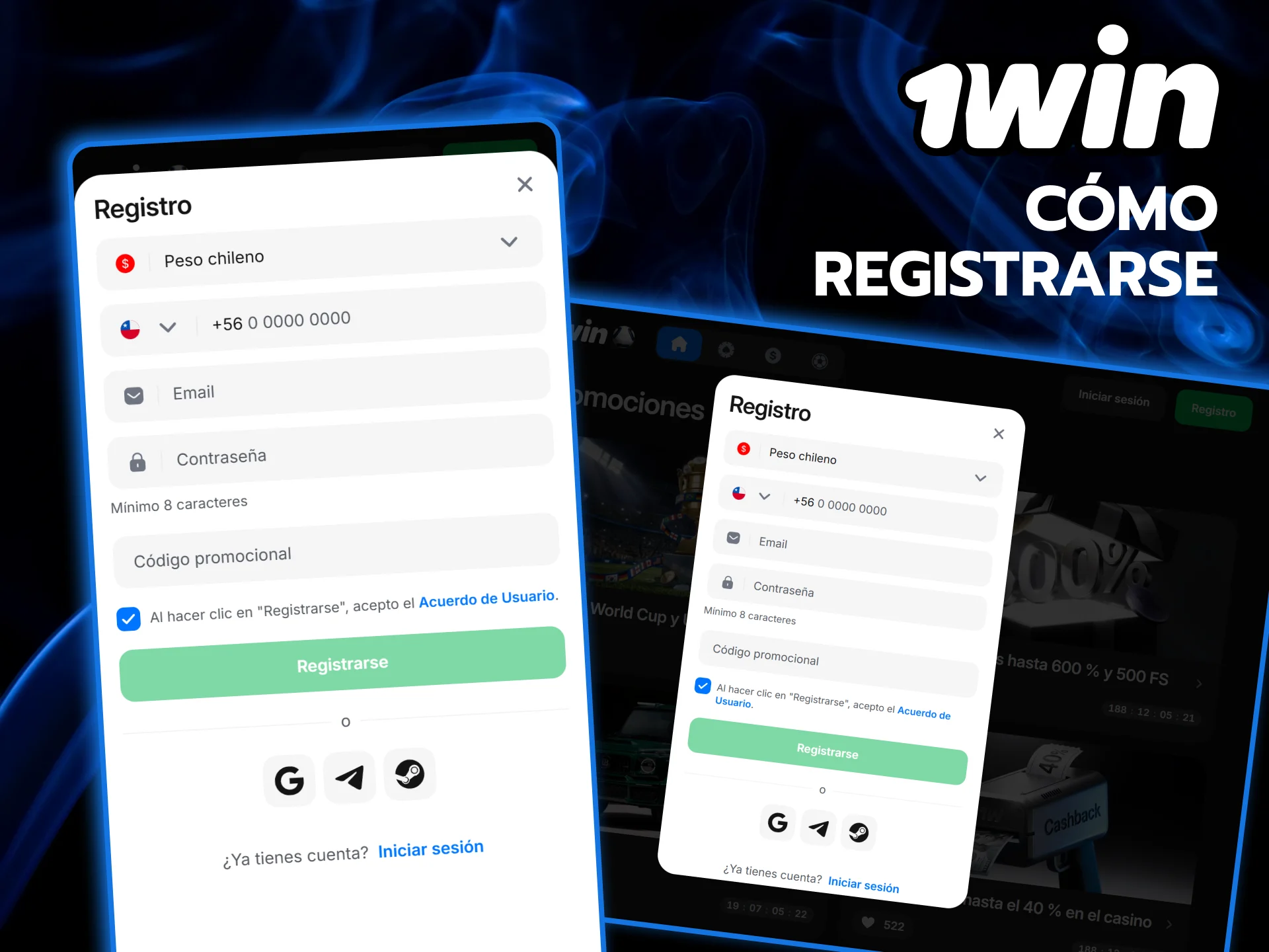 Descubre cómo registrarte de forma rápida y segura y empezar a ganar dinero en 1win.