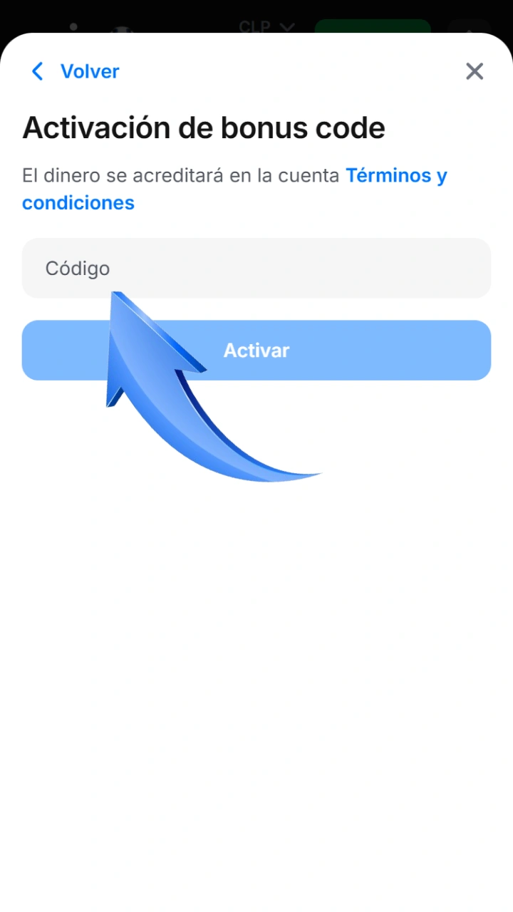 Simplemente introduce tu código promocional para acceder a increíbles beneficios exclusivos en 1win.