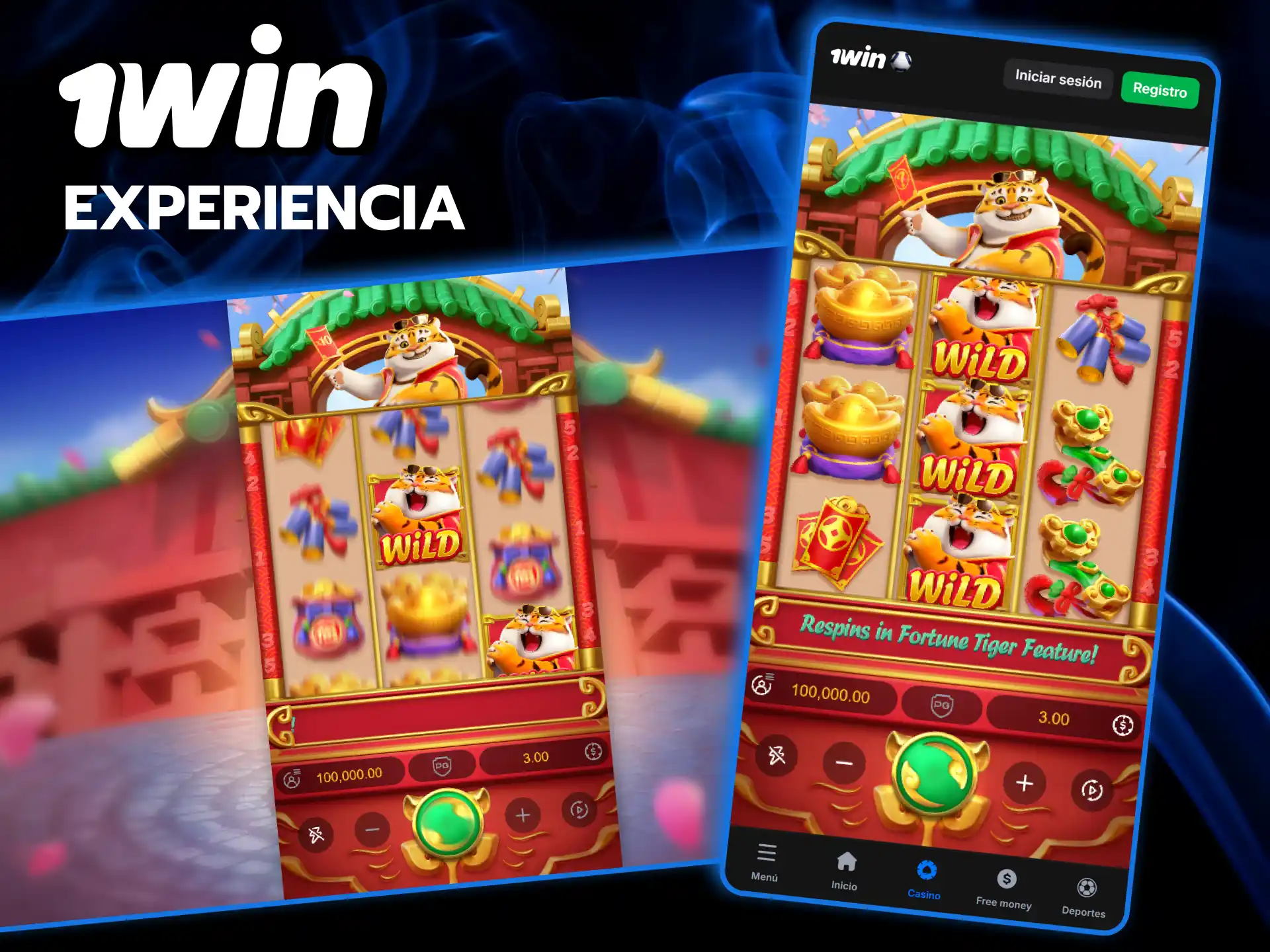 Disfruta de una experiencia de juego inigualable apostando por Fortune Tiger a través de 1win.