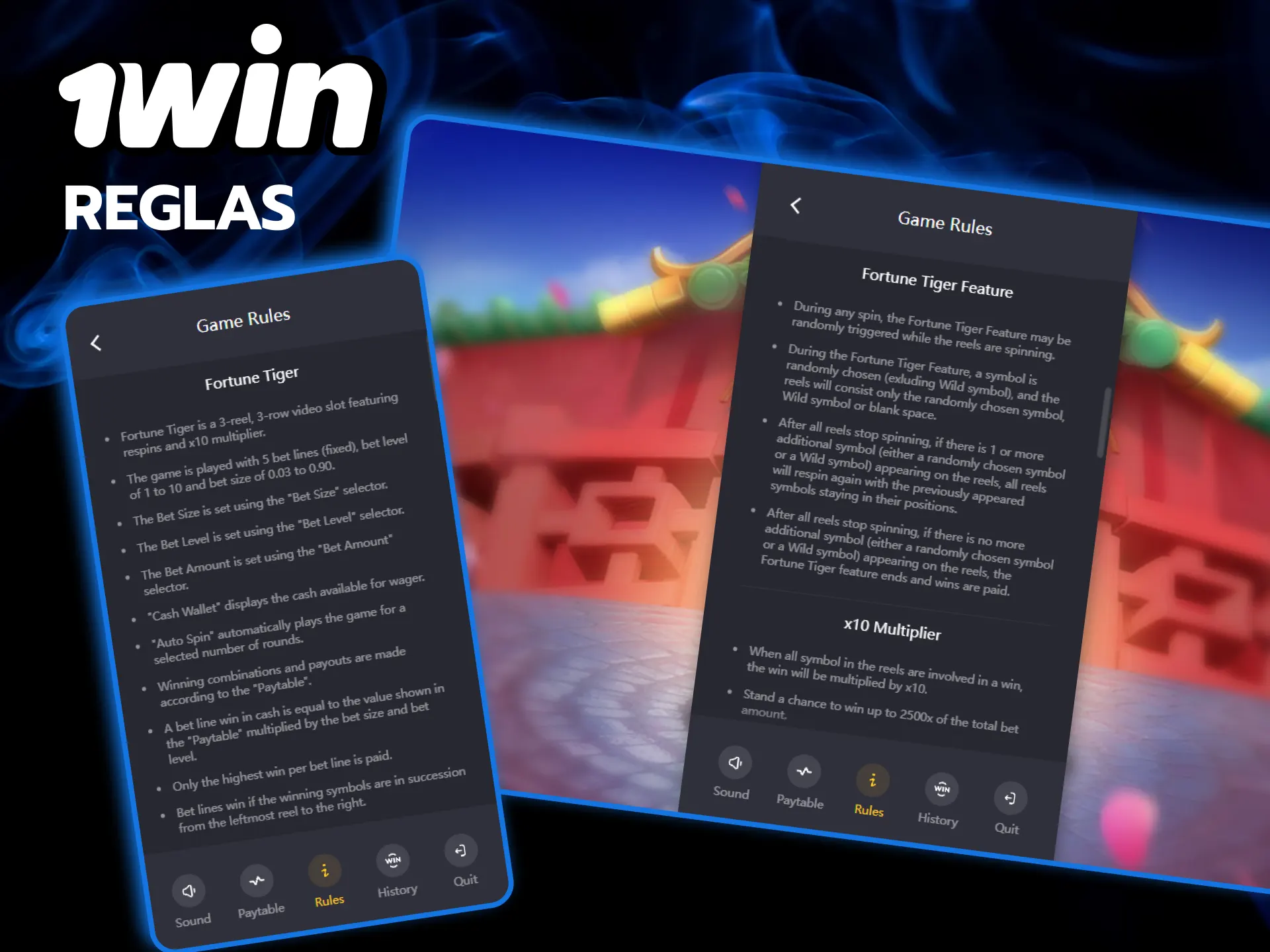 Aprende las reglas básicas de Fortune Tiger y empieza a ganar hoy mismo en 1win.