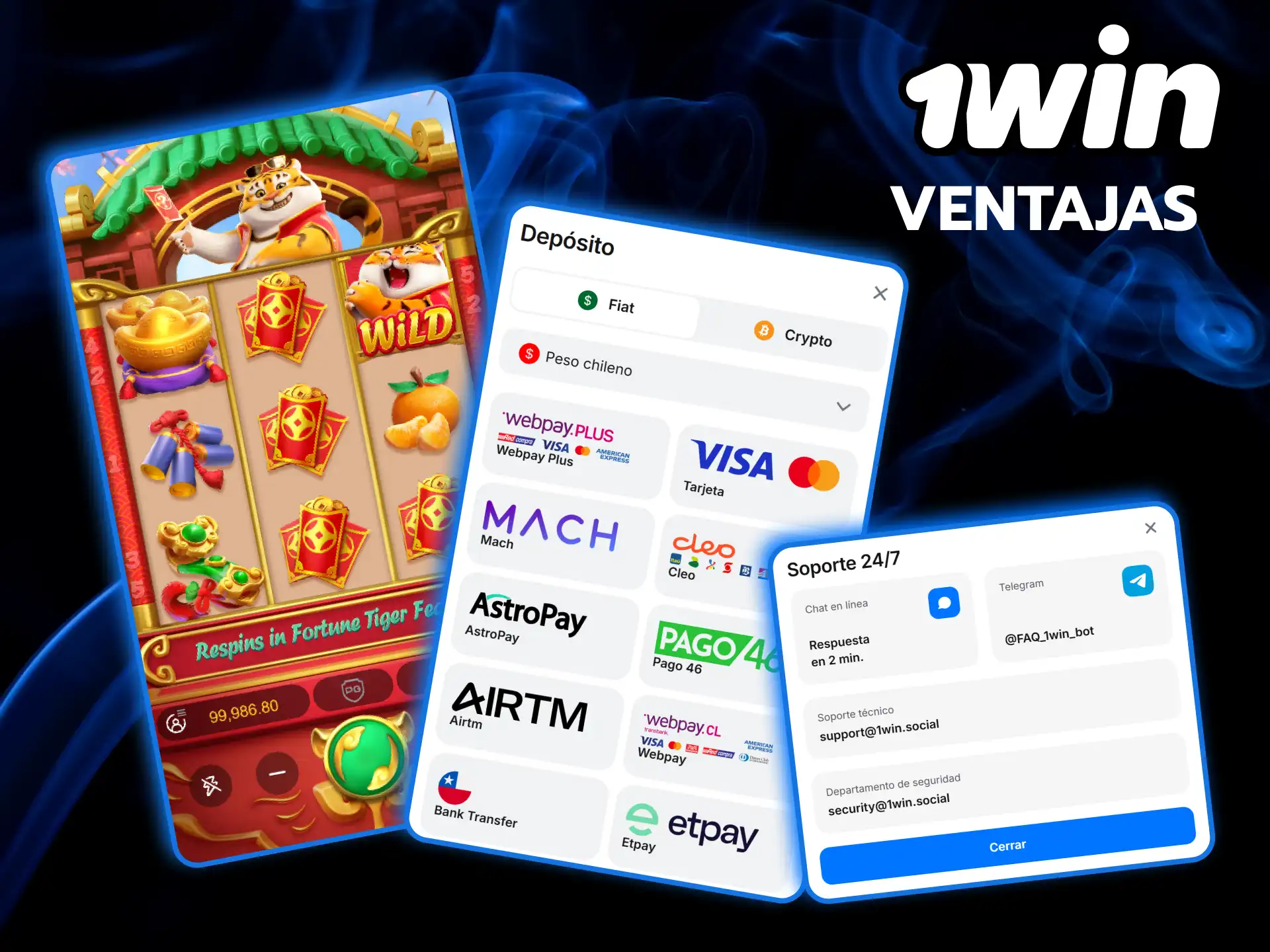 Disfruta de grandes beneficios y pagos rápidos al jugar a Fortune Tiger en 1win.