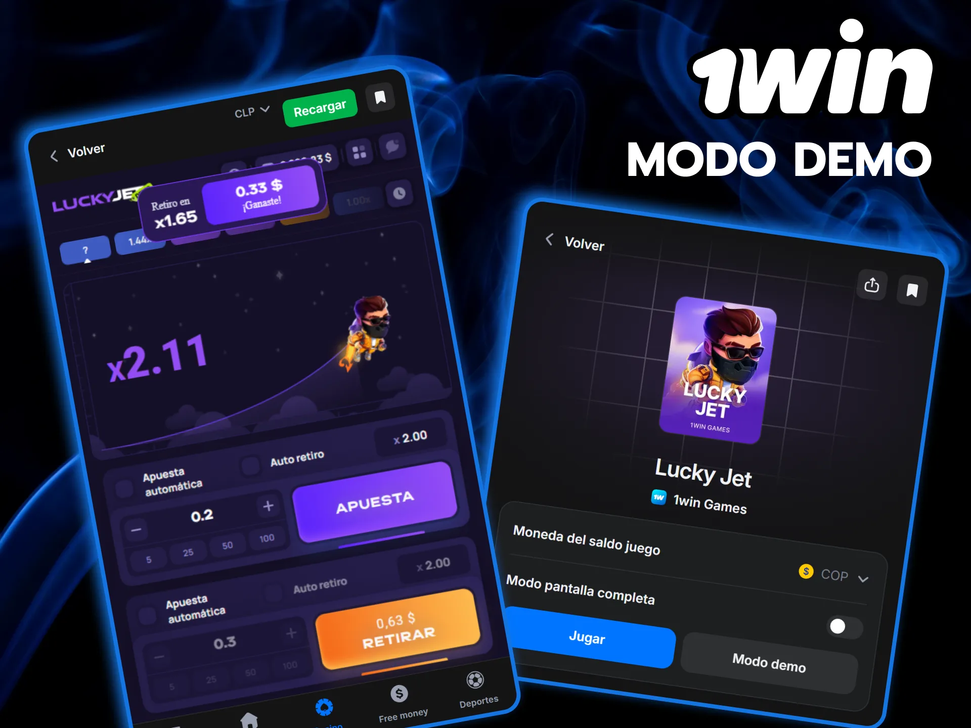 Prueba el emocionante modo demo de Lucky Jet y experimenta la adrenalina en 1win.