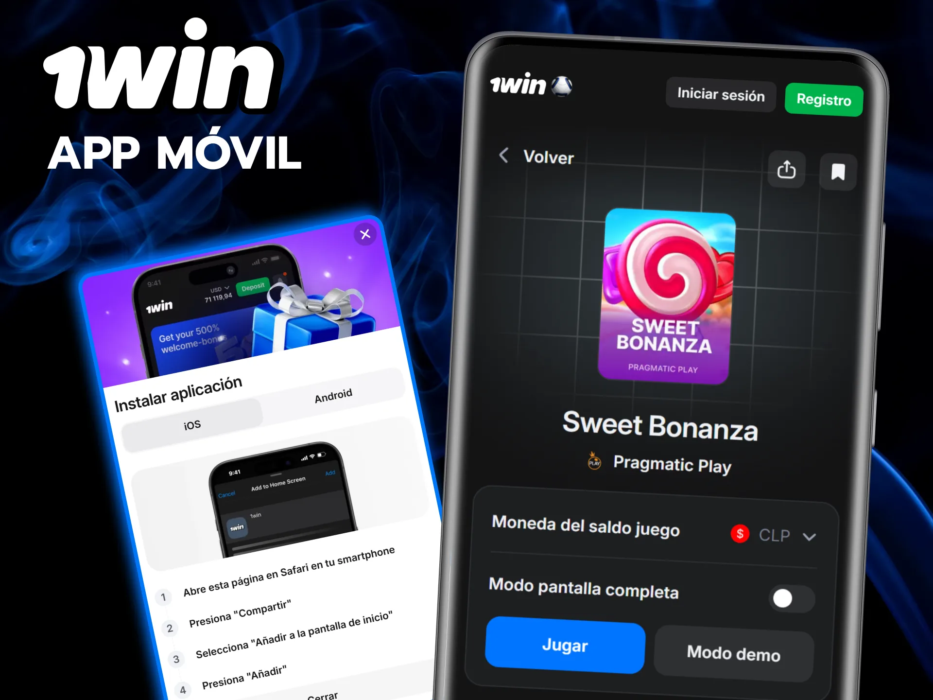 Con la aplicación 1win, puedes llevar contigo el ambiente vibrante y emocionante de Sweet Bonanza.