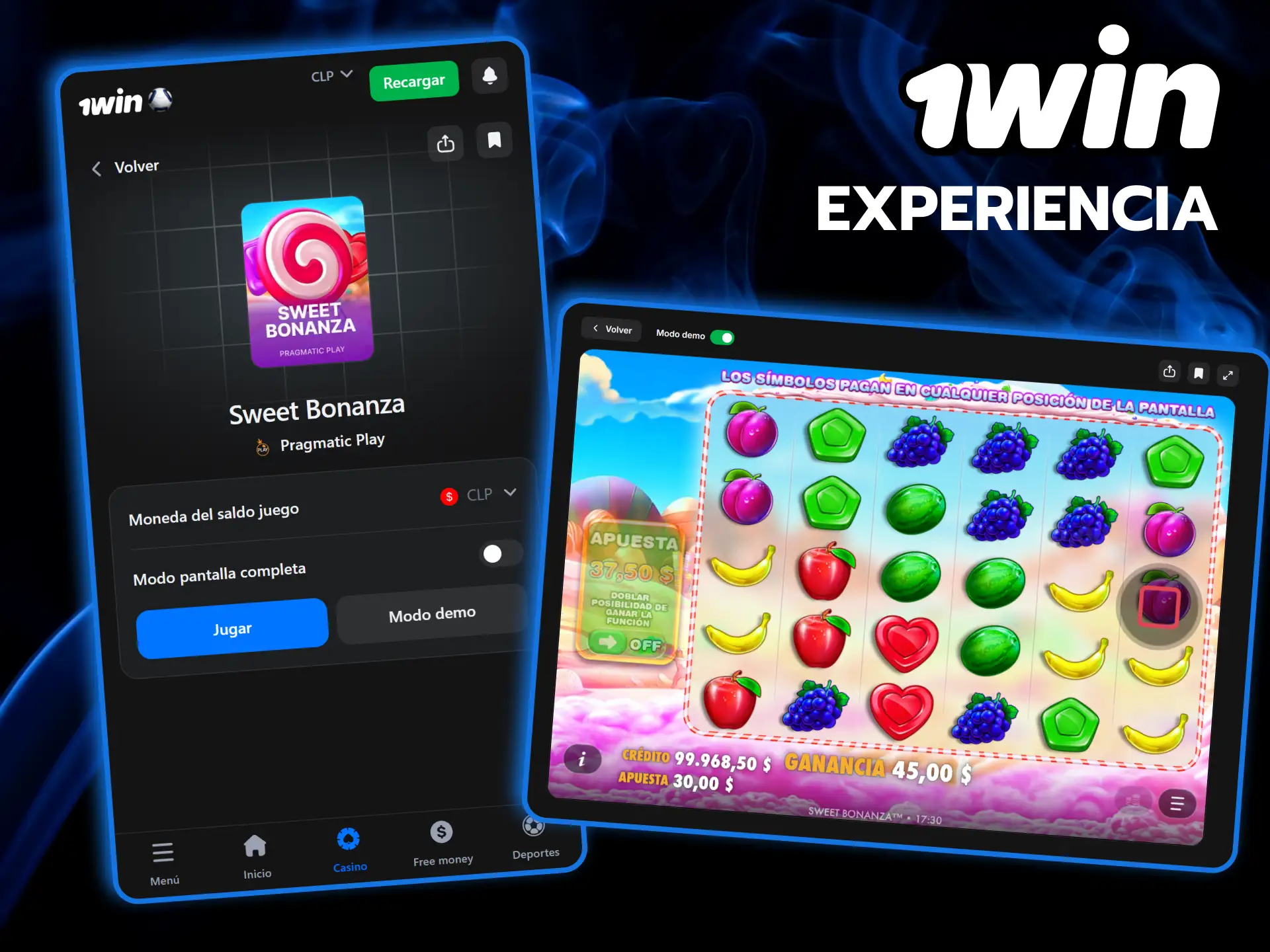 Disfruta de una experiencia de juego emocionante y totalmente interactiva al jugar a Sweet Bonanza en 1win.